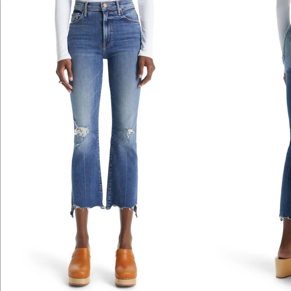 The Insider High Waist Crop Step Chew Hem Jeans